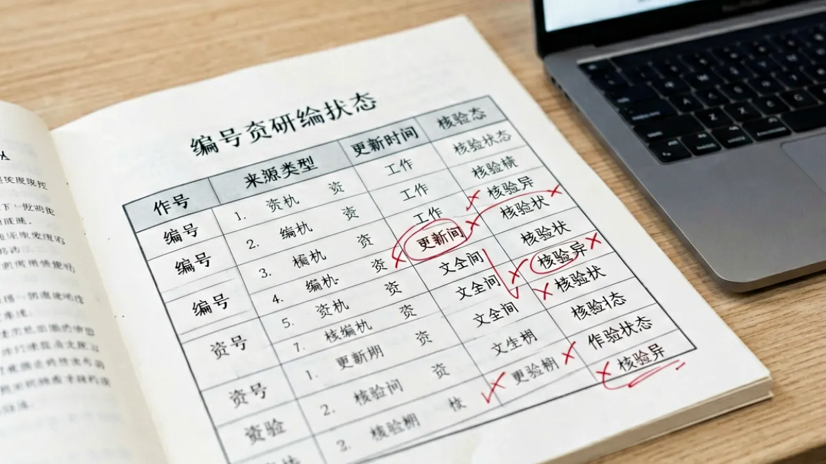 miya737麻豆公开资料对照表旁展示作品编号、来源标签与核验标记的桌面场景